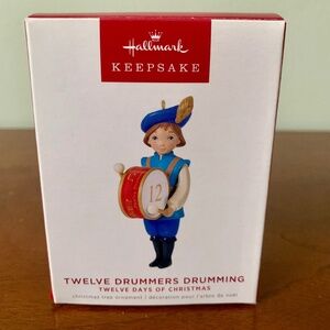 Hallmark 12 Days Of Christmas 2022 Twelve Drummers Drumming Keepsake Ornament